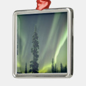 USA, Fairbanks area, Central Alaska, Aurora Ornament Aus Metall (Links)