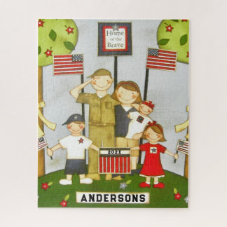 USA Family Gift Jigsaw Puzzle