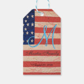 USA Family Wiedersehen Monogram Geschenkanhänger (Rückseite)