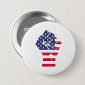 USA-Faust Button (Vorne & Hinten)