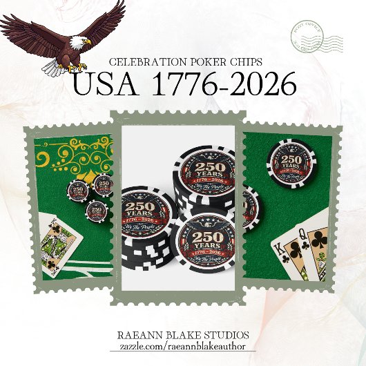 USA feiert 250 Jahre Pokerchips