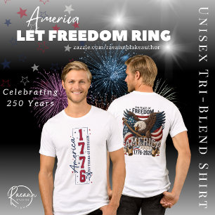 USA feiert 250 Jahre Unisex Tri-Blend-Shirt Tri-Blend Shirt