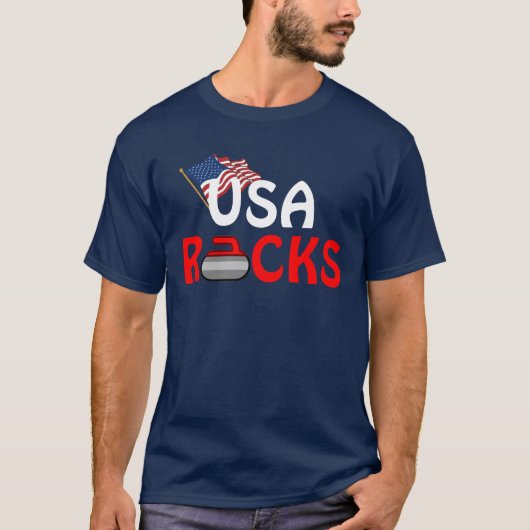 USA-FELSEN T-Shirt (Vorderseite)