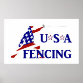 USA Fencing Poster (Vorne)