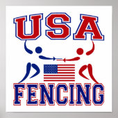 USA Fencing Poster (Vorne)