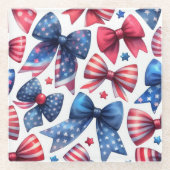 USA Field Day Bows Glasuntersetzer (Vorderseite)