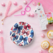 USA Field Day Bows Pappteller (Party)