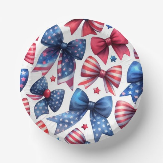 USA Field Day Bows Pappteller (Vorderseite)