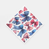USA Field Day Bows Serviette (Ecke)