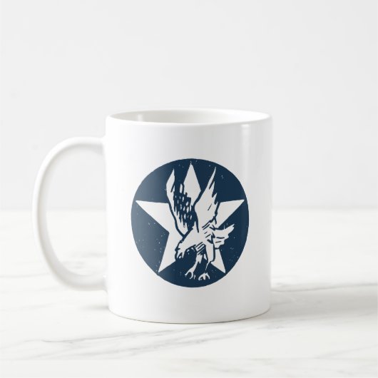 USA Fighting Squadron Insignia Kaffeetasse (Links)