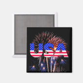 USA Fireworks Magnet (Vorderseite/Rückseite)