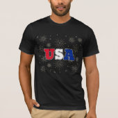 USA FIREWORKS T-Shirt (Vorderseite)