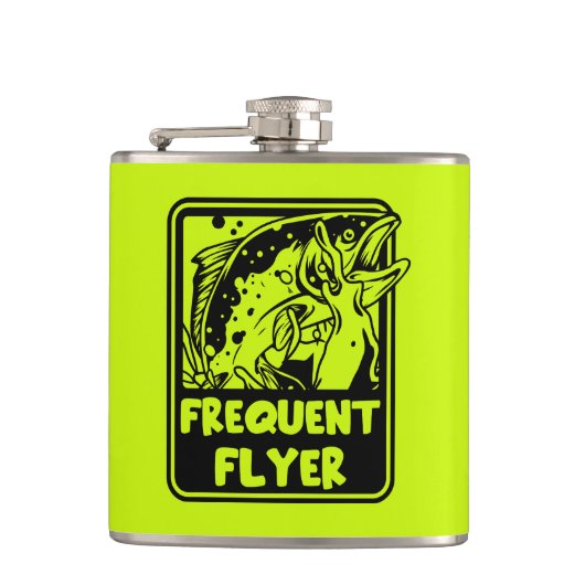 USA Fischen Flachmann (Vorderseite)