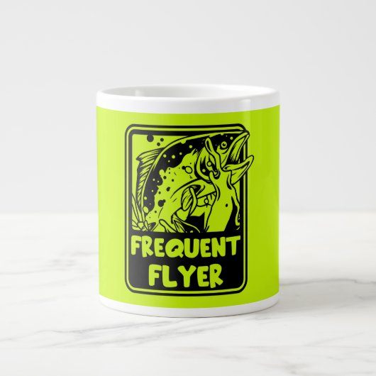 USA Fischen Jumbo-Tasse (Vorderseite)