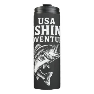 USA Fishing Adventure  Thermosbecher