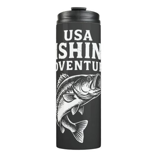 USA Fishing Adventure  Thermosbecher (Vorderseite)