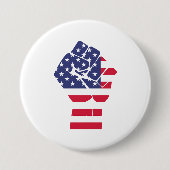 USA Fist Button (Vorderseite)
