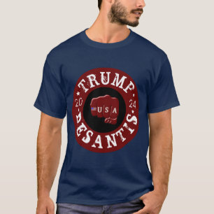 USA Fist Tattoo Trump DeSantis 2024 T-Shirt