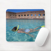USA, FL, Florida Keys, Fort Jefferson, 1846, Mousepad (Mit Mouse)