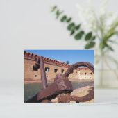 USA, FL, Florida Keys, Fort Jefferson, 1846, Postkarte (Stehend Vorderseite)