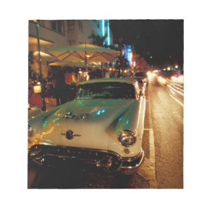 USA, FL, Miami, South Beach bei Nacht. 2 Notizblock