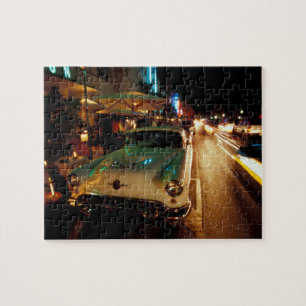 USA, FL, Miami, South Beach bei Nacht. 2 Puzzle