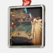 USA, FL, Miami, South Beach nachts.2 Silbernes Ornament (Links)