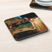 USA, FL, Miami, South Beach nachts.2 Untersetzer (Linke Seite)