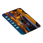 USA, FL, Miami, South Beach nachts. Magnet (Rechte Seite)