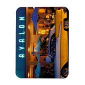 USA, FL, Miami, South Beach nachts. Magnet (Vertikal)