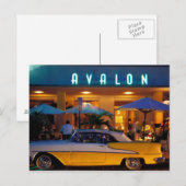 USA, FL, Miami, South Beach nachts. Postkarte (Vorne/Hinten)