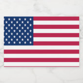 USA Flag-26976 Lebensmitteletikett (Einzelnes Label)
