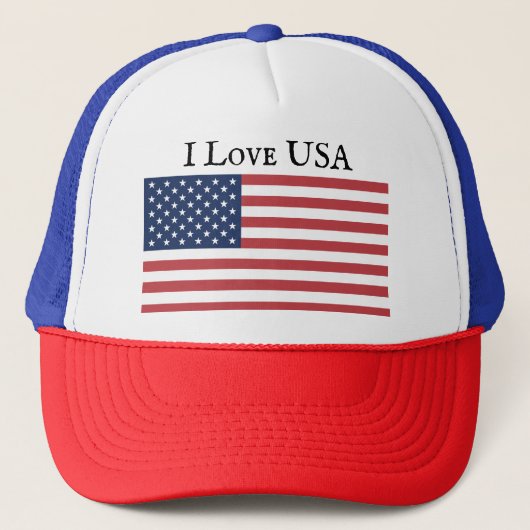 USA Flag-26976 Truckerkappe (Vorderseite)