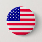 USA Flag 4. Juli Button (Vorderseite)