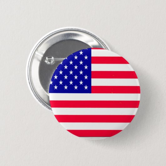 USA Flag 4. Juli Button (Vorne & Hinten)