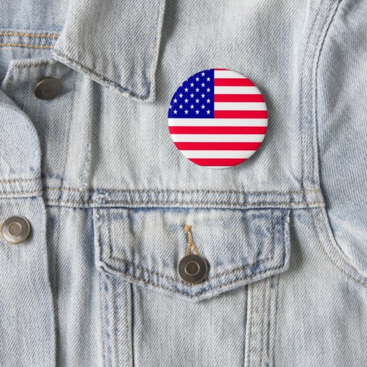 USA Flag 4. Juli Button (Beispiel)