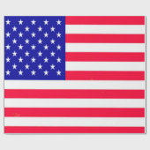 USA Flag 4. Juli Geschenkpapier (Flach)