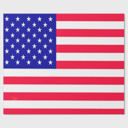 USA Flag 4. Juli Geschenkpapier (Flach)