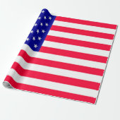 USA Flag 4. Juli Geschenkpapier (Ungerollt)