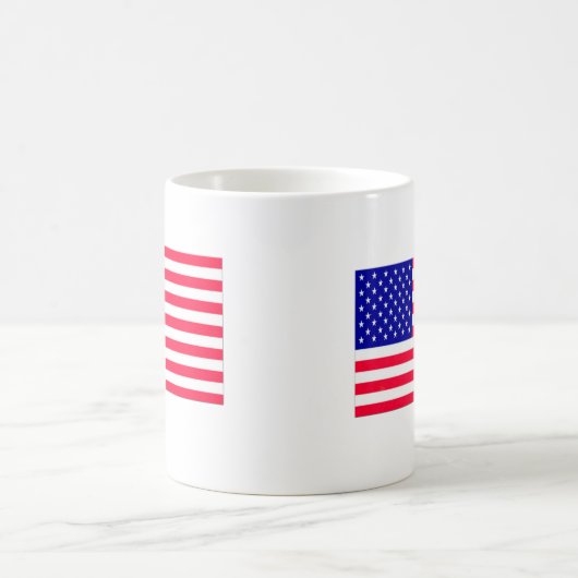 USA Flag 4. Juli Kaffeetasse (Mittel)