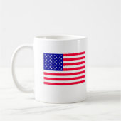 USA Flag 4. Juli Kaffeetasse (Links)