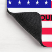 USA Flag 4. Juli Mousepad (Ecke)