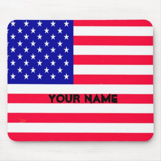 USA Flag 4. Juli Mousepad (Vorne)