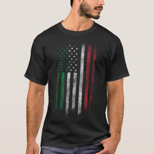 Usa Flag 4. Juli Patriotic American Italian Fl T-Shirt