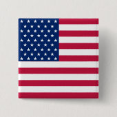 USA Flag 4. Juli Patriotische Wahl Button (Vorderseite)