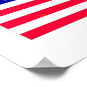 USA Flag 4. Juli Poster (Ecke)