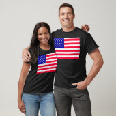 USA Flag 4. Juli T-Shirt (Unisex)