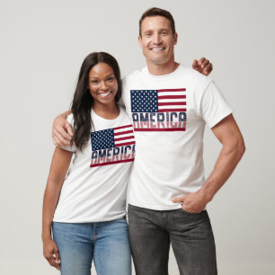 USA Flag 4. Juli Unabhängigkeitstag T-Shirt