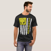 USA Flag 911 Dispatcher Mama Dispatch Operator 911 T-Shirt (Vorne ganz)