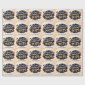 "USA Flag Abschluss" Geschenkpapier (Flach)